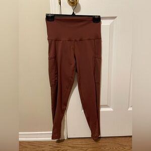 Aerie Brown High-Waisted Leggings